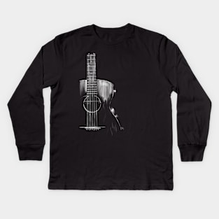 Gitarre Kids Long Sleeve T-Shirt